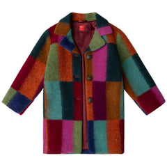Charlize Multicolor Checkered Coat