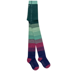 The Malegre Striped Tights from Oilily, colorful striped tights with soft stretch fit for girls.