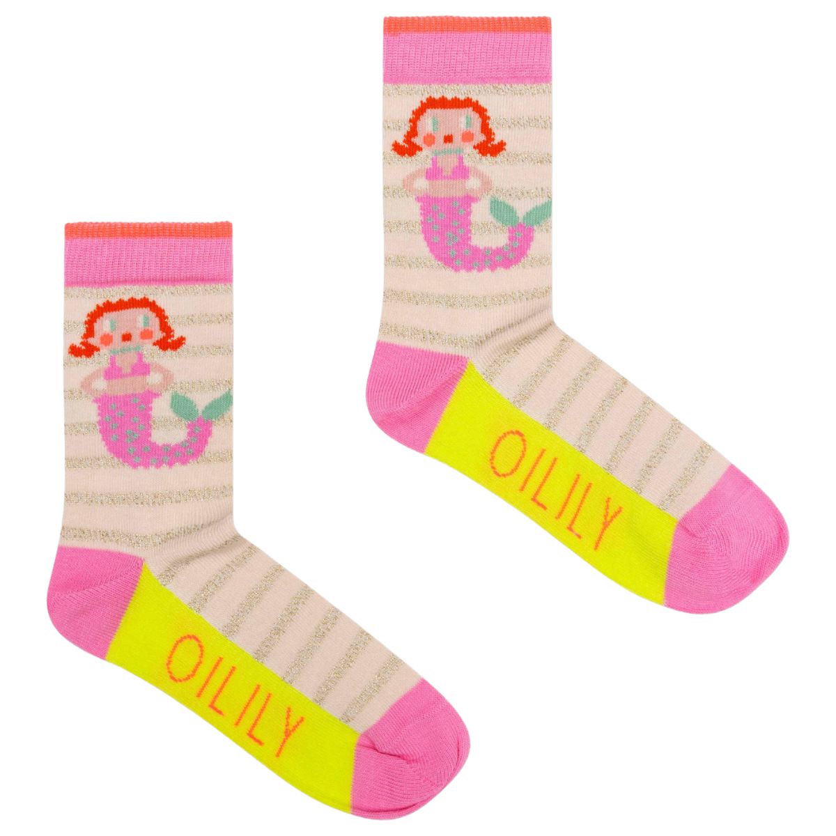 The Mermaid Socks from Oilily. Stripes with a mermaid, just like that on your socks! That's a lot of fun for your feet.