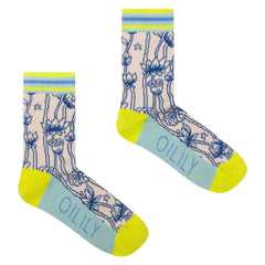 The Mirabella Socks from Oilily. Luscious shapes and lots of different colors, just because your socks should pop!
