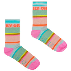 The Miyu Socks from Oilily. Lots of stripes and lots of different colors, just because your socks should pop!