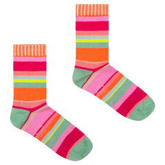 The Mizuki Socks from Oilily. Lots of stripes and lots of different colors, just because your socks should pop!