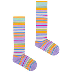 The Mirza Socks from Oilily. Lots of stripes and lots of different colors, just because your kneesocks should pop!