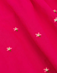 Beetroot Flutter Sleeve Blouse