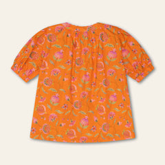 Beso Printed Button Up Blouse