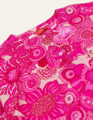 Dotcom Floral Linen Dress