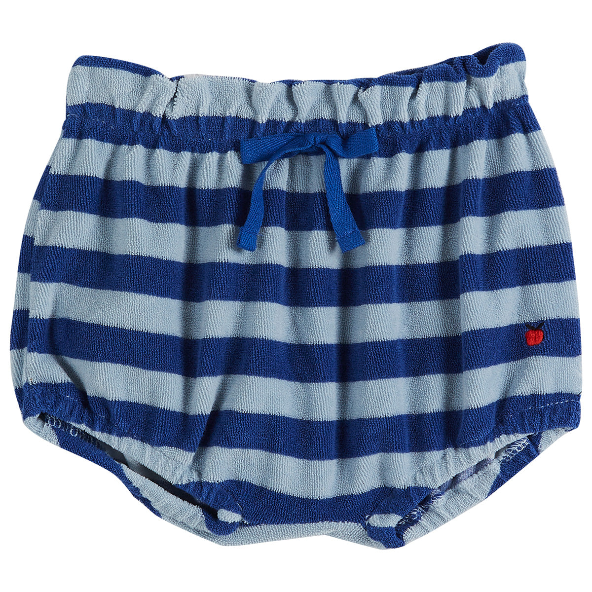 The Eponge Raye Bloomer from Emile et Ida. Elastic at thighs, Elasticated waistStripe print. 