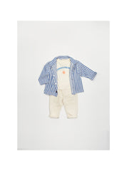 Baby Jacket Denim Striped