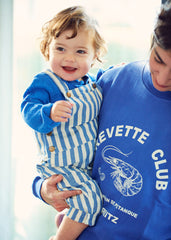 Baby Striped Overalls