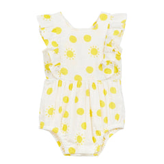The Baby Suns Bloomer from Arsene et Les Pipelettes. Cotton Seersucker. Flexible and comfortable fabric