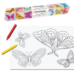 Coloring Scrolls - 6ct Various Themes - 10ft w/Adhesive Back: NEW butterfly