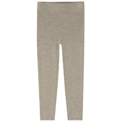 The Leggings from FUB. Beige ribbed leggings on a white background.