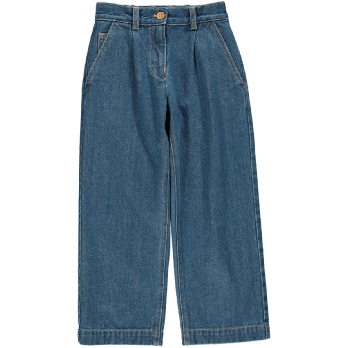 Liz Pants from Maan. These relaxed-fit, high-waisted jeans offer a timeless denim look with a modern twist.
