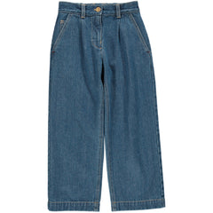 Liz Pants from Maan. These relaxed-fit, high-waisted jeans offer a timeless denim look with a modern twist.