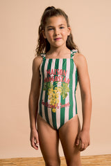 Uvas Striped Swimsuit