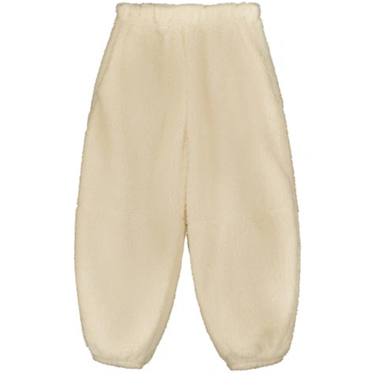 Winter Pants by Little Creative Factory black fleece kids pants with wide elastic waistband and tapered legs