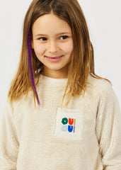 Tricolor Sherpa Sweatshirt