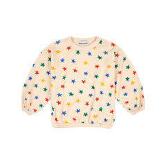 Multicolor Stars All Over Terry Sweatshirt