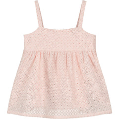 Delicate Pink Embroidered Otty Top
