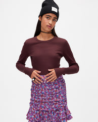 Sija Rose Print Skirt