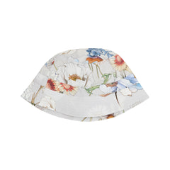 Light Blue Floral Bully Shadow Hat