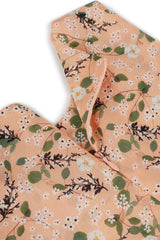 Placida Peach Garden Dress