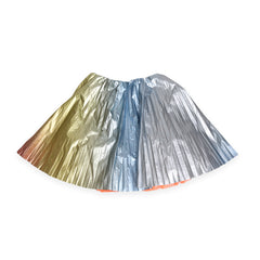 Crush Pleated Twirl Skirt