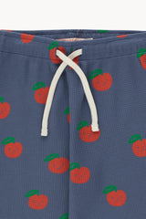 Apples Sweatpants Light Navy Deep Red