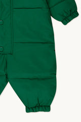 Solid Padded Overall Grass Green